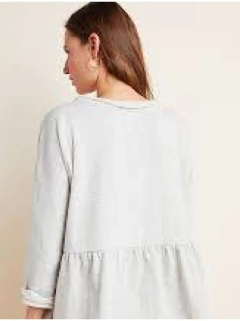 Anthropologie Saturday Sunday Colleen babydoll sweatshirt.